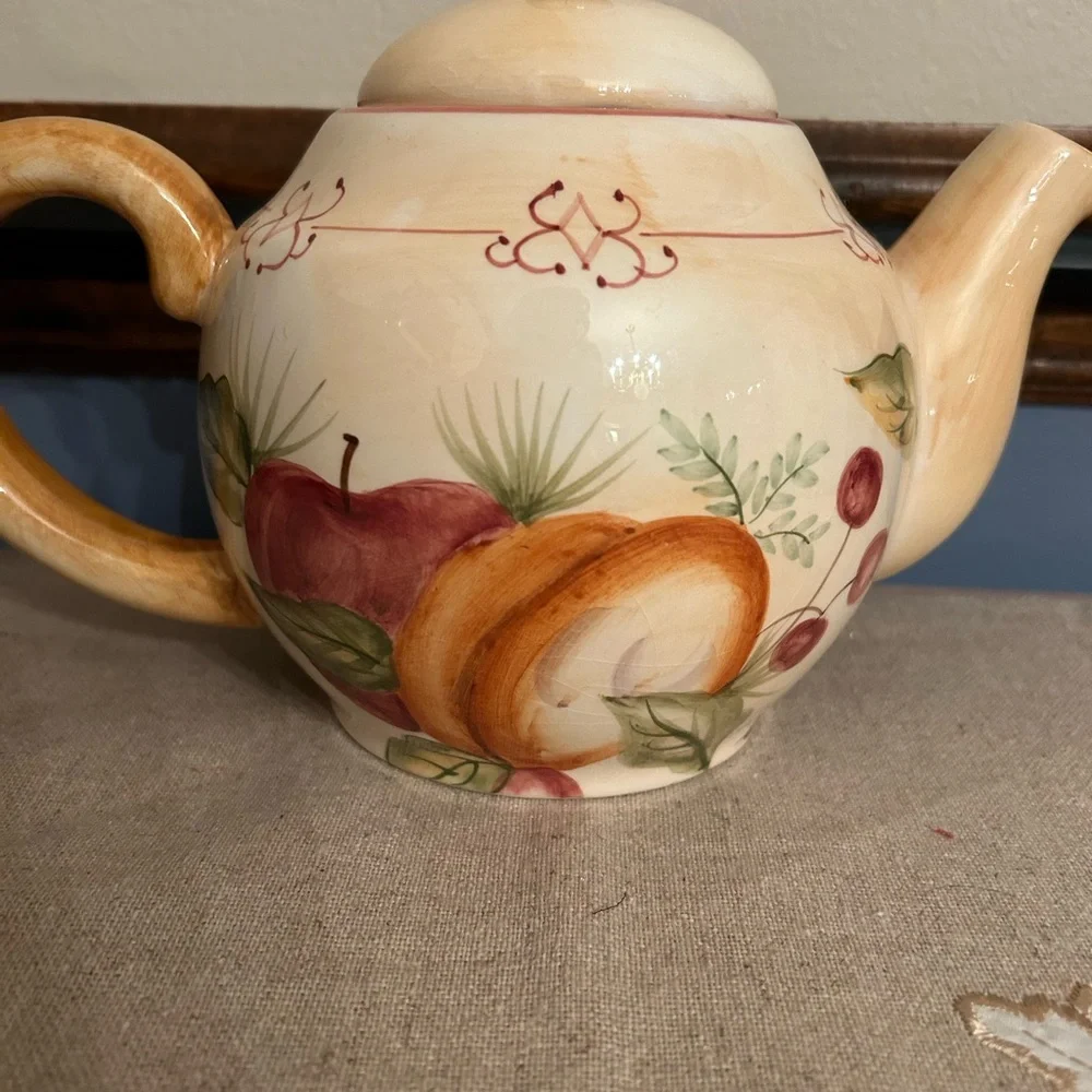 Crate & Barrel teapot